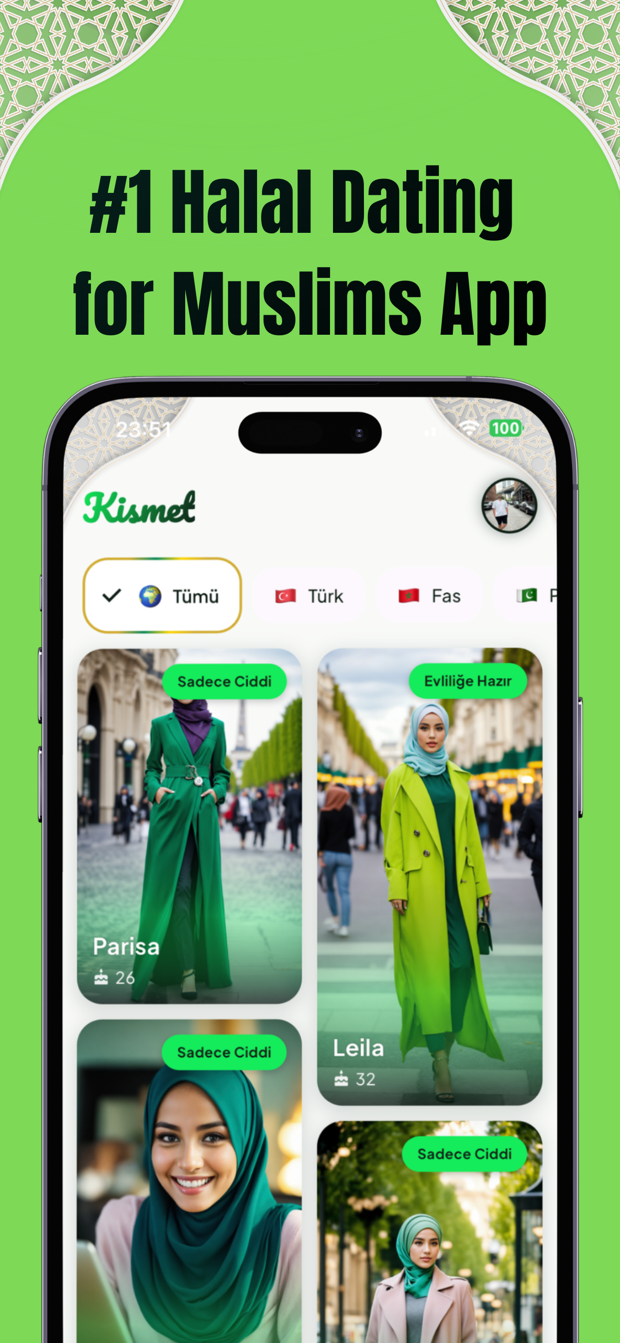 Kismet App Interface